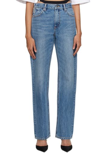 Alexander Wang Blue Bikini Layer Jeans