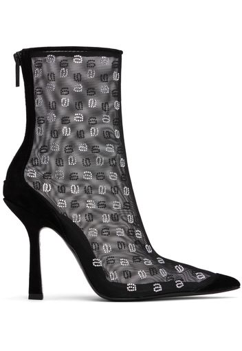 Alexander Wang Black Delphine 105 Ankle Boots