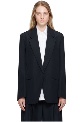 Alexander Wang Black Combo Collared Blazer