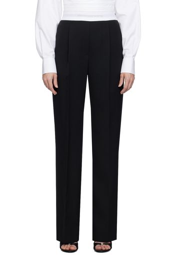 Alexander Wang Black Pleated Trousers