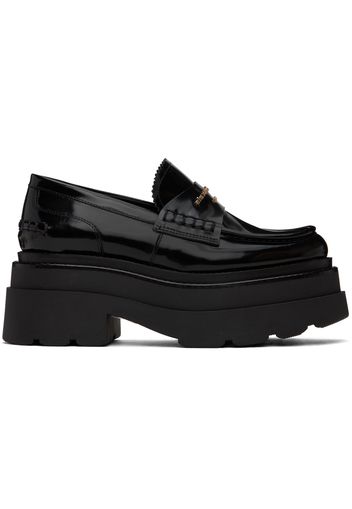 Alexander Wang Black Carter Platform Loafers