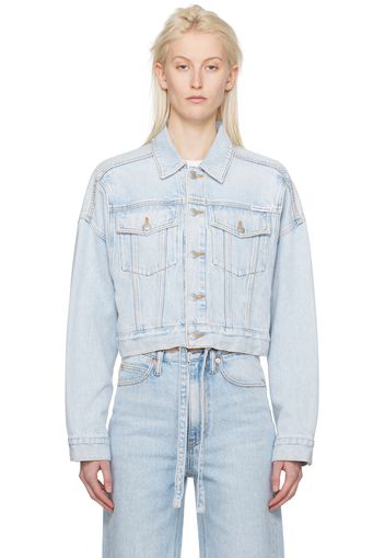 Alexander Wang Blue Cinch Jacket