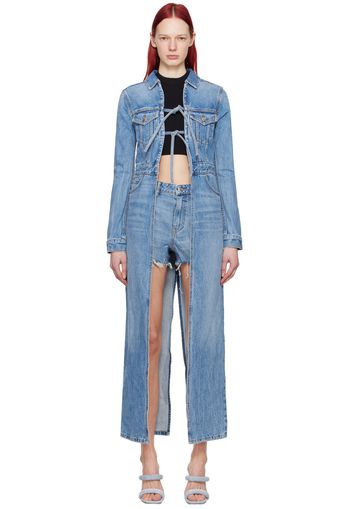 Alexander Wang Blue Duster Denim Coat