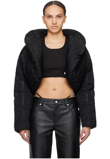 Alexander Wang Black Hotfix Down Jacket