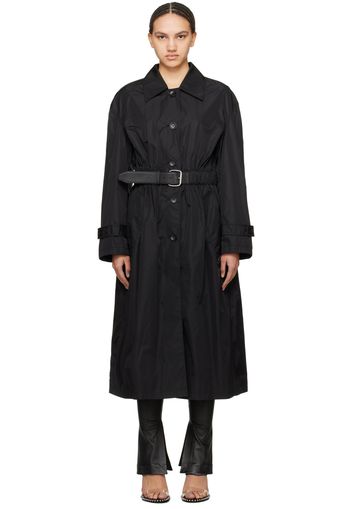 Alexander Wang Black Belted Trench Coat