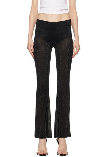 Alexander Wang Black Boot-Leg Trousers