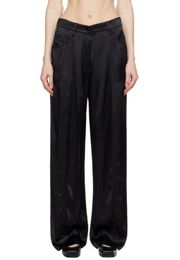 Alexander Wang Black Seamed Trousers