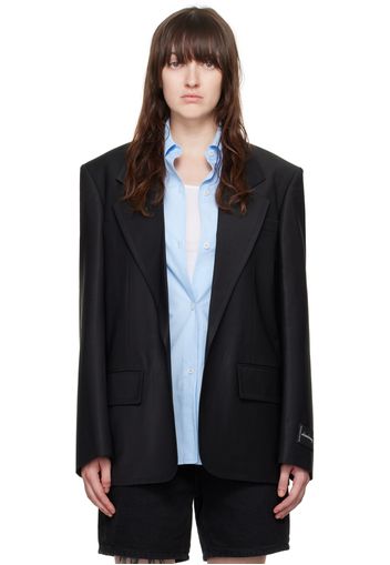 Alexander Wang Black Pre-Styled Oversize Blazer