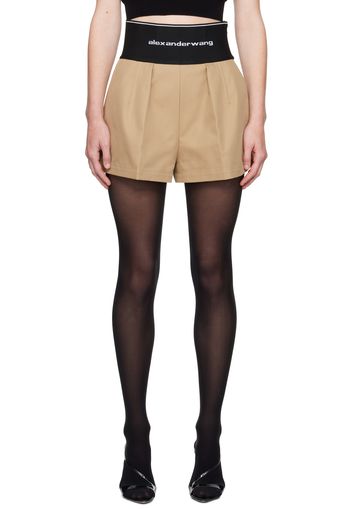 Alexander Wang Beige Safari Shorts