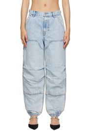 Alexander Wang Blue Double Front Carpenter Jeans