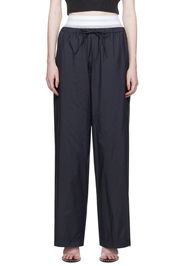 Alexander Wang Navy Striped Lounge Pants