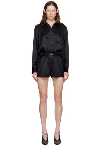 alexanderwang.t Black Button-Up Romper