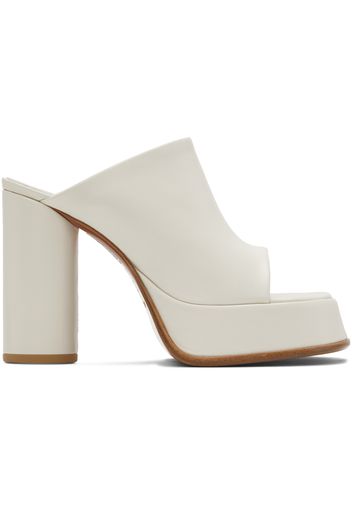 AMBUSH White Platform Mules