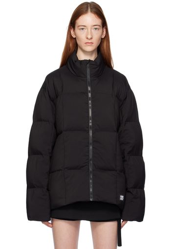 AMBUSH Black Stand Collar Puffer Jacket