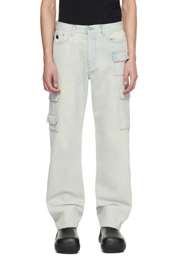 AMBUSH Blue Slim Denim Cargo Pants