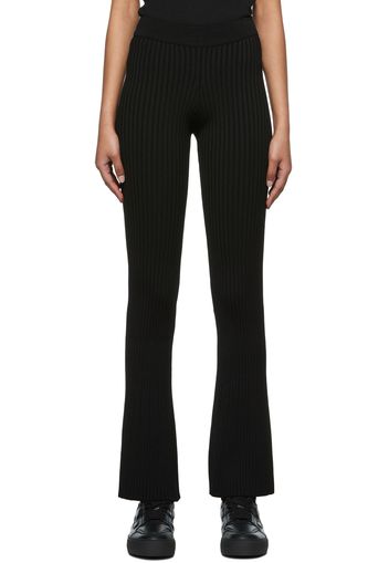 AMI Alexandre Mattiussi Black Viscose Lounge Pants