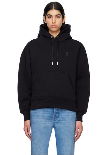 AMI Alexandre Mattiussi Black Ami de Cœur Hoodie