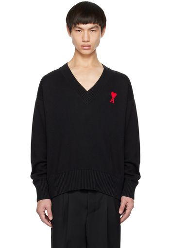 AMI Alexandre Mattiussi Black Ami de Cœur Sweater