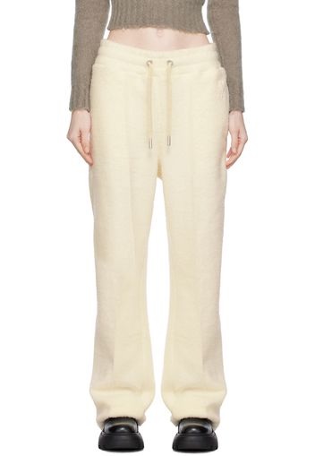 AMI Alexandre Mattiussi Off-White Drawstring Lounge Pants