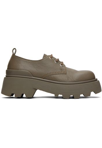 AMI Alexandre Mattiussi Taupe Lug Sole Derbys