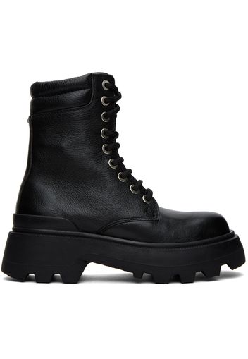 AMI Alexandre Mattiussi Black Ranger Boots