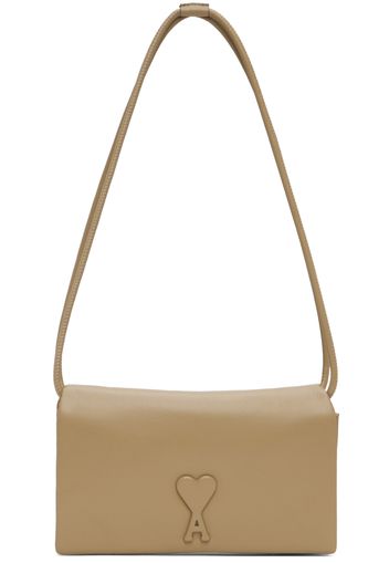 AMI Paris Taupe Wallet Strap Voulez Vous Bag