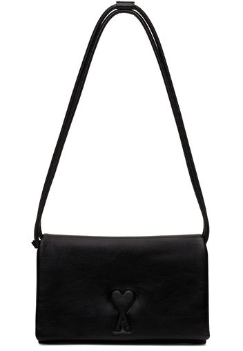 AMI Paris Black Wallet Strap Voulez-Vous Bag