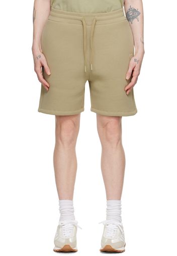 AMI Paris Green Ami de Cœur Shorts