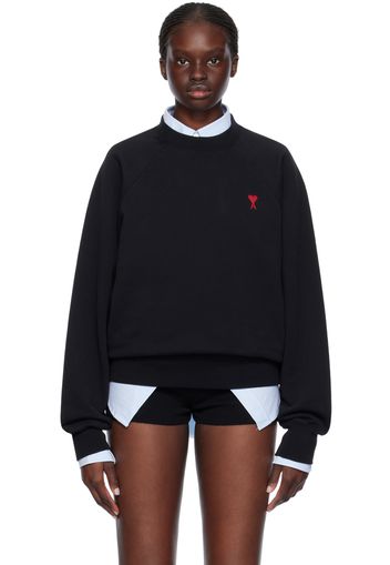 AMI Paris Black Ami De Cœur Sweatshirt