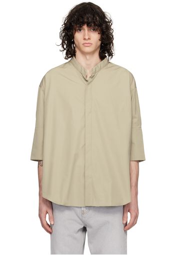 AMI Paris Green Oversized Shirt