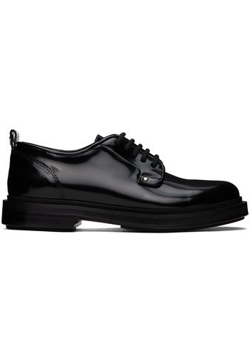 AMI Paris Black Anatomical Toe Derbys