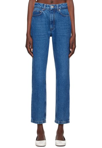 AMI Paris Blue Classic Fit Jeans