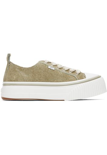 AMI Paris Beige Low Top Ami SN1980 Sneakers