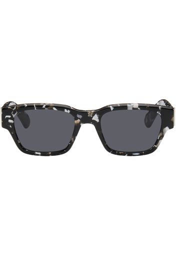 AMI Paris Black & White Ami De Coeur Sunglasses