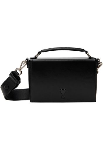 AMI Paris Black Ami De Coeur Lunch Box Bag