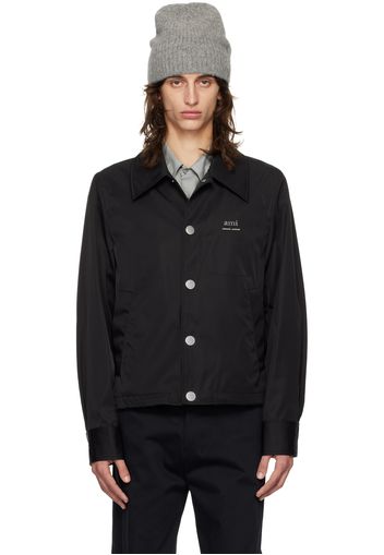 AMI Paris Black 'Ami Alexandre Mattiussi' Buttoned Jacket