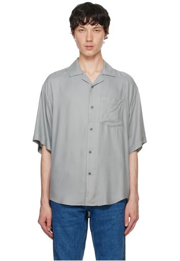 AMI Paris Gray Boxy Shirt