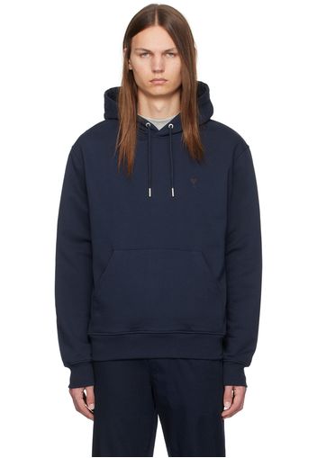 AMI Paris Navy Ami de Coeur Hoodie