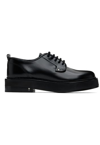 AMI Paris Black Anatomical Toe Derbys