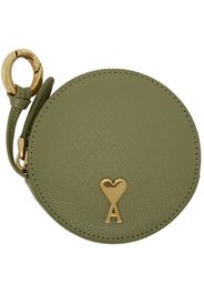 AMI Paris Khaki Round Paris Paris Wallet