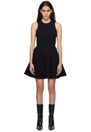 AMI Paris Black Flared Minidress