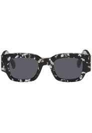 AMI Paris Black & White Classical Ami de Cœur Sunglasses