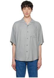 AMI Paris Gray Boxy Shirt