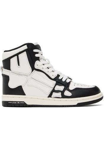 AMIRI Kids Black & White Skel-Top Sneakers