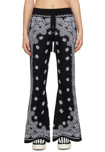 AMIRI Black Bandana Lounge Pants