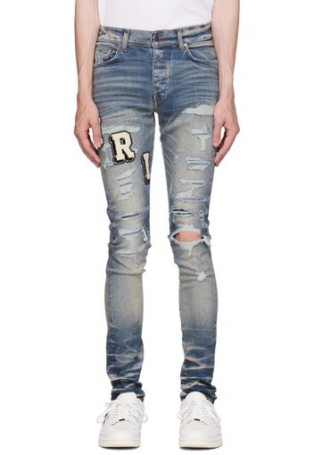 AMIRI Blue Varsity Jeans