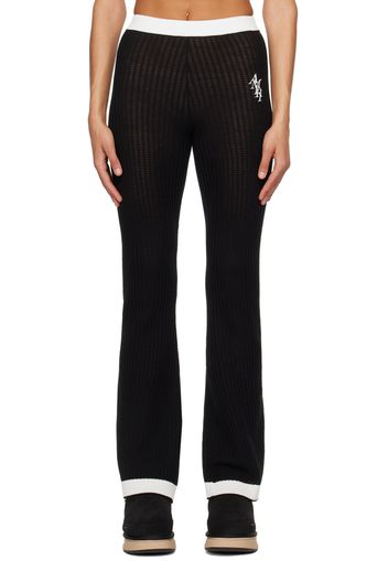 AMIRI Black Flared Lounge Pants