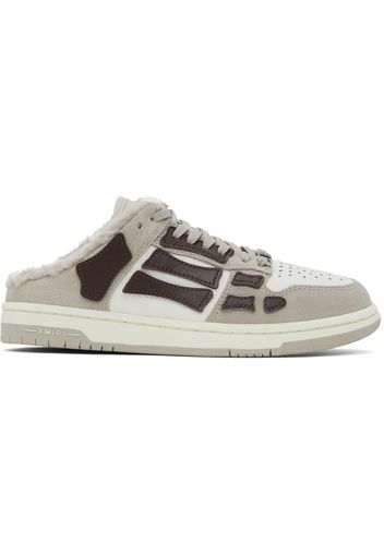 AMIRI Brown Skel Top Slip-On Sneakers