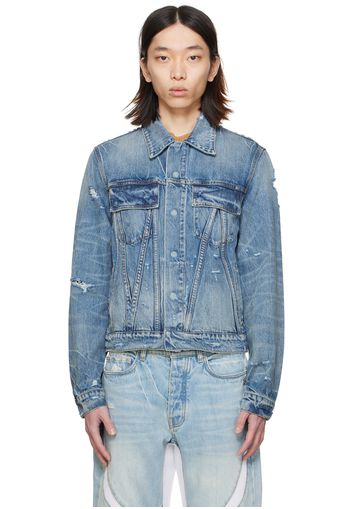 AMIRI Blue 'MA' Denim Jacket