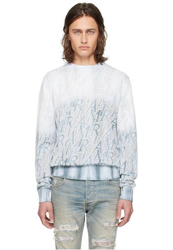 AMIRI Blue Repeat Sweater